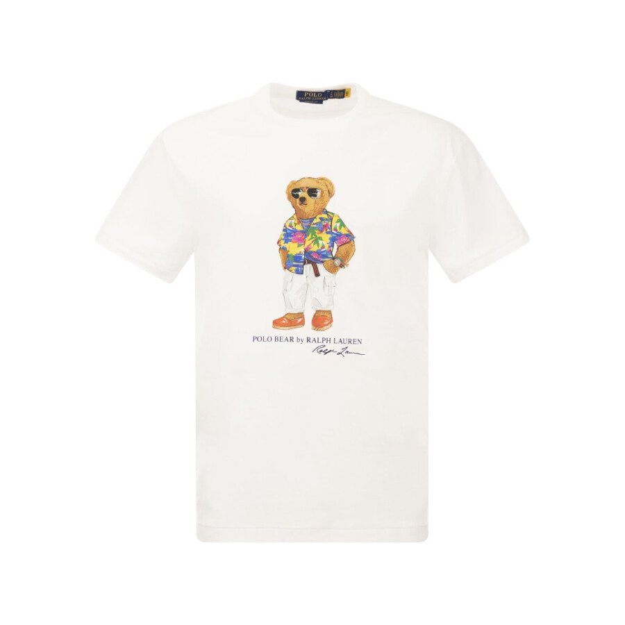Teddy Bear-Print Cotton T-Shirt
