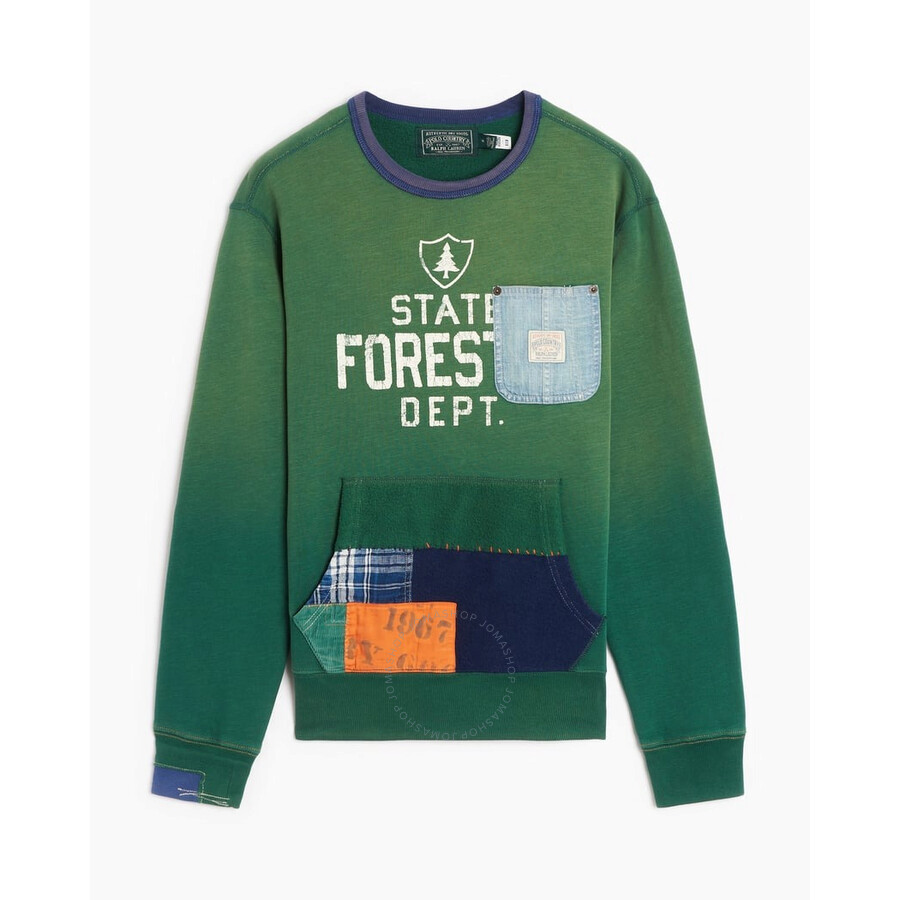 Polo Ralph Lauren Vintage Fleece Crewneck In Green