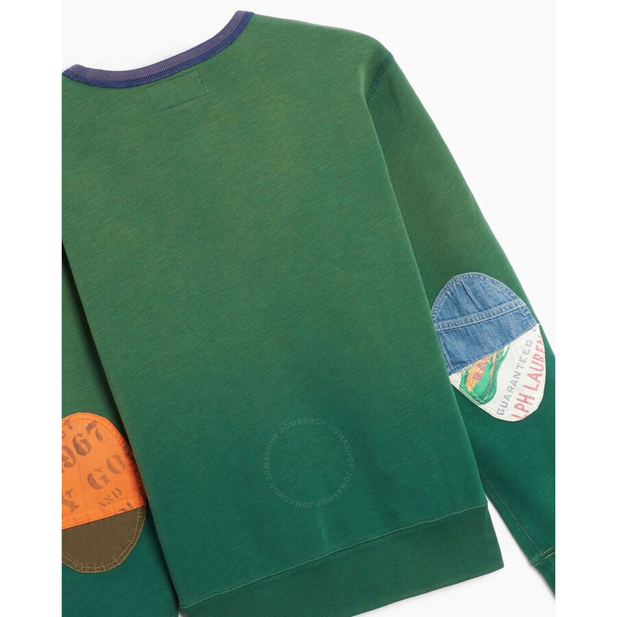 Polo Ralph Lauren Vintage Fleece Crewneck In Green