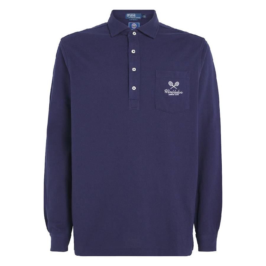Polo Ralph Lauren Wimbledon Classic Fit Mesh Polo Shirt, Size