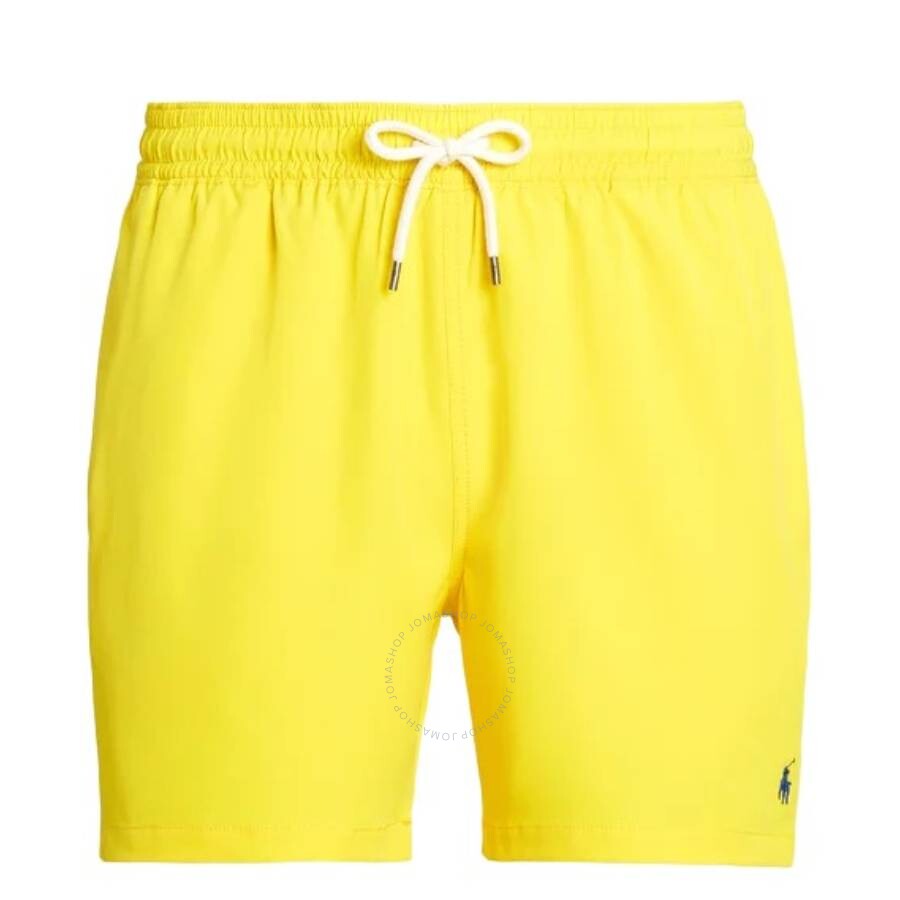 Polo Ralph Lauren Polo Pony-embroidered Swim Shorts In Yellow