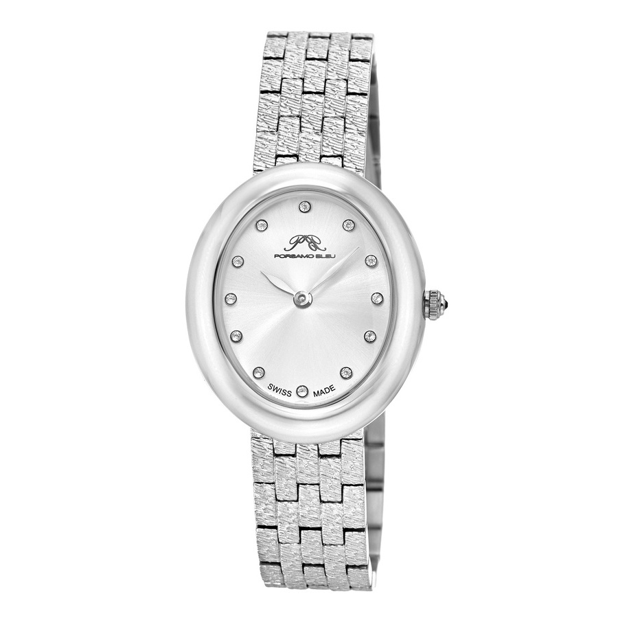 Porsamo Bleu Angelica Quartz Silver Sunray Dial Ladies Watch 1343AANS