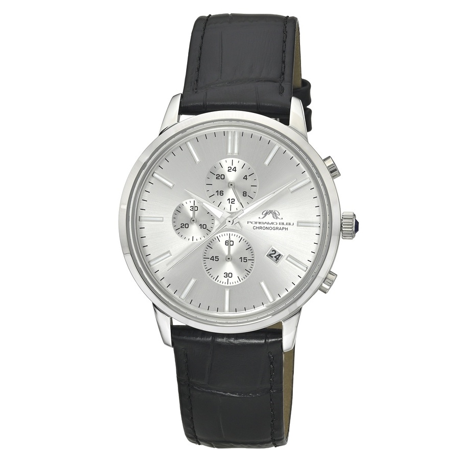 Porsamo Bleu Aura Chronograph Silver-tone Dial Men's Watch 1431AAUL