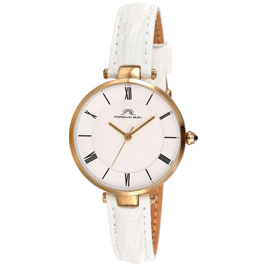 Porsamo Bleu Bellevue Quartz White Dial Ladies Watch 1481CBEL