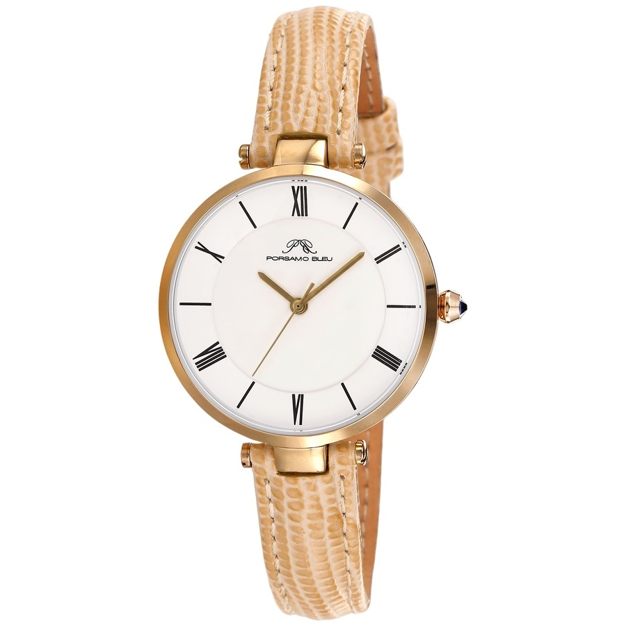 Porsamo Bleu Bellevue Quartz White Dial Ladies Watch 1481DBEL