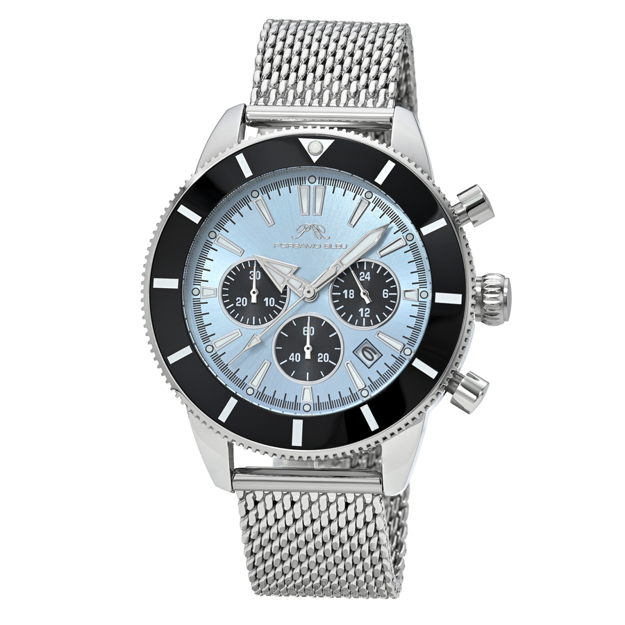 Porsamo Bleu Brandon Chronograph Quartz Blue Dial Men's Watch 1011DBRS