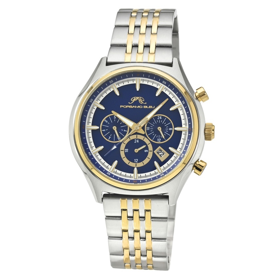 Porsamo Bleu Charlie Quartz Blue Dial Men's Watch 1262ACHS