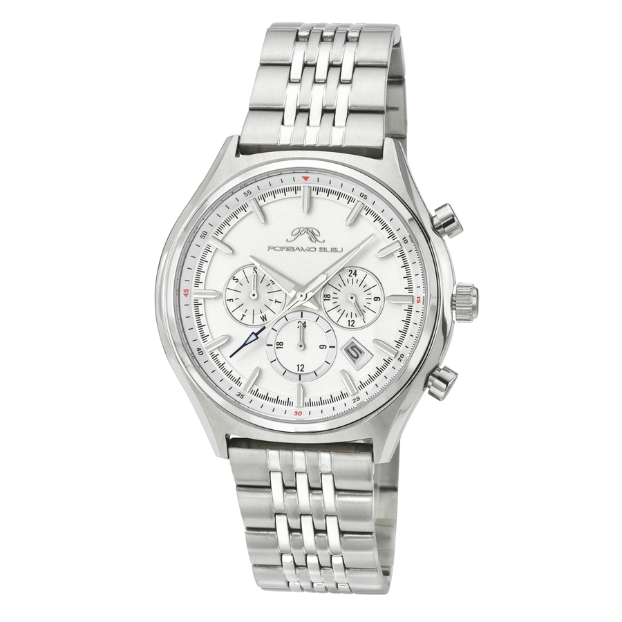 Porsamo Bleu Charlie Silver-tone Dial Men's Watch 1261ACHS