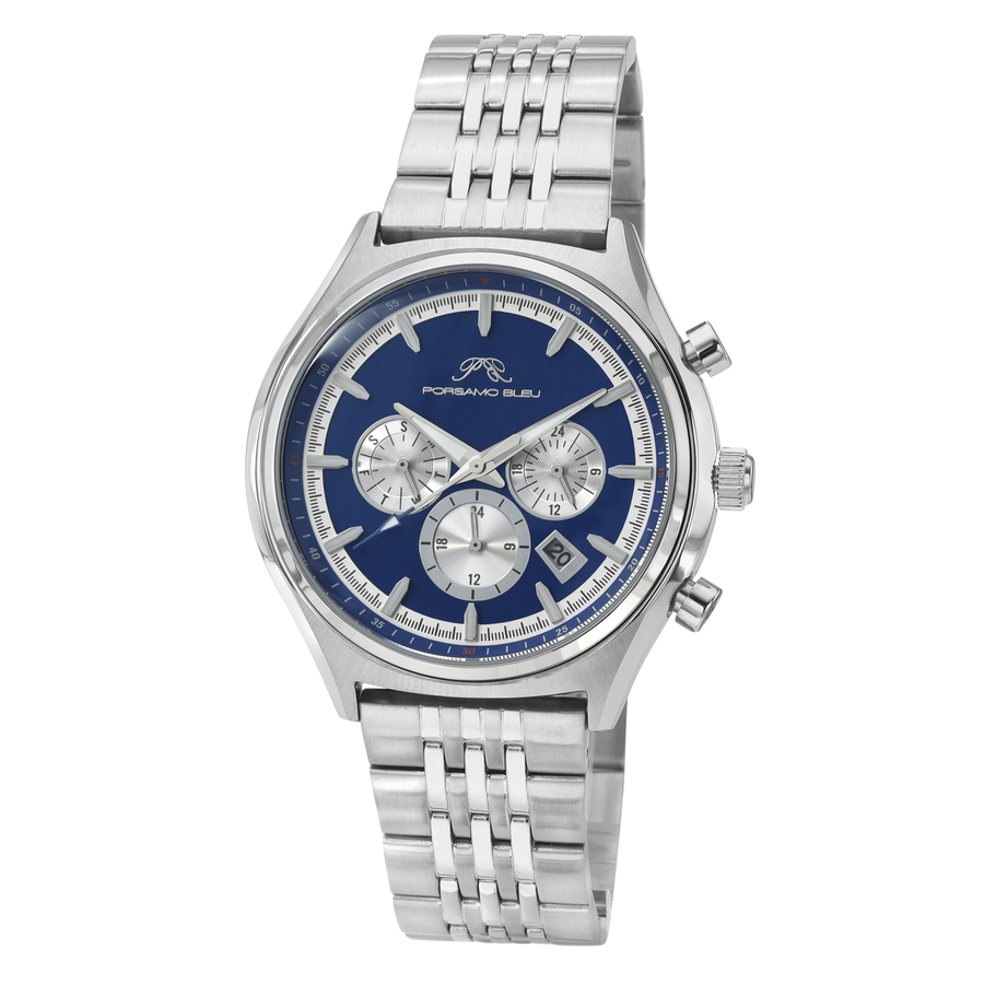 Porsamo Bleu Charlie Silver-tone Dial Men's Watch 1261BCHS