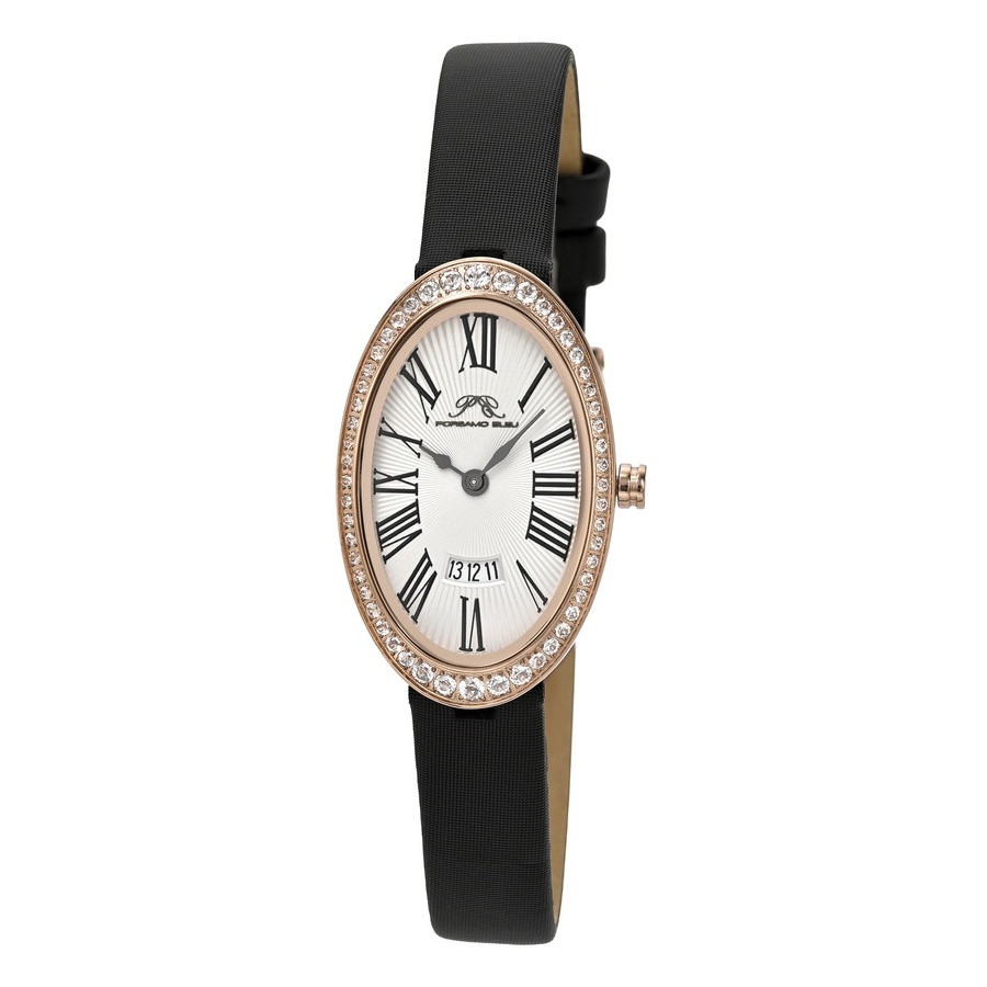 Porsamo Bleu Eloise Quartz White Dial Topaz Ladies Watch 1351CELL