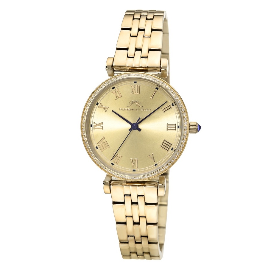 Porsamo Bleu Emma Quartz Gold Dial Ladies Watch 1411BEMS