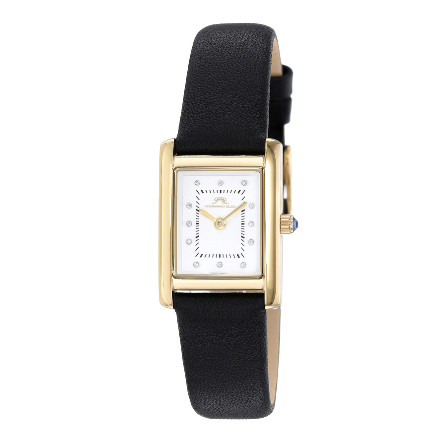 Porsamo Bleu Karolina Quartz Diamond White Dial Ladies Watch 1082AKAL