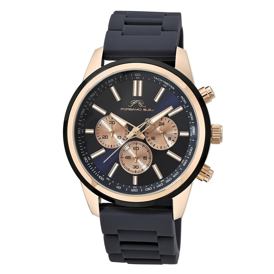 Porsamo Bleu Logan Chronograph Quartz Blue Dial Men's Watch 1451FLOR