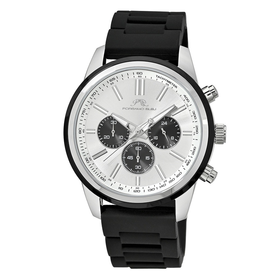 Porsamo Bleu Logan Chronograph Quartz Silver Dial Men's Watch 1451ALOR