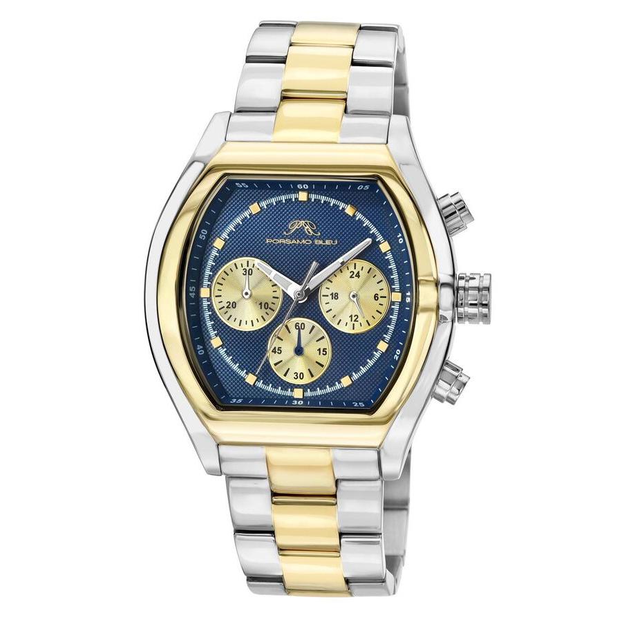 Porsamo Bleu Roman Chronograph Quartz Blue Dial Men's Watch 1291EROS