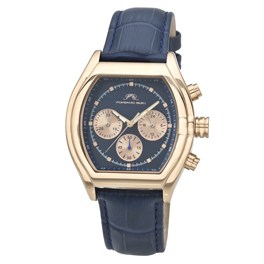 Porsamo Bleu Roman Chronograph Quartz Blue Dial Men's Watch 1293CROL