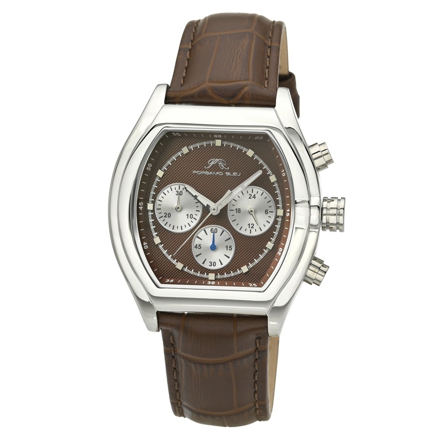 Porsamo Bleu Roman Chronograph Quartz Brown Dial Men's Watch 1293AROL