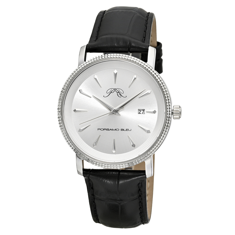 Porsamo Bleu Veritas 2 Quartz Silver Dial Men's Watch 1362AVEL