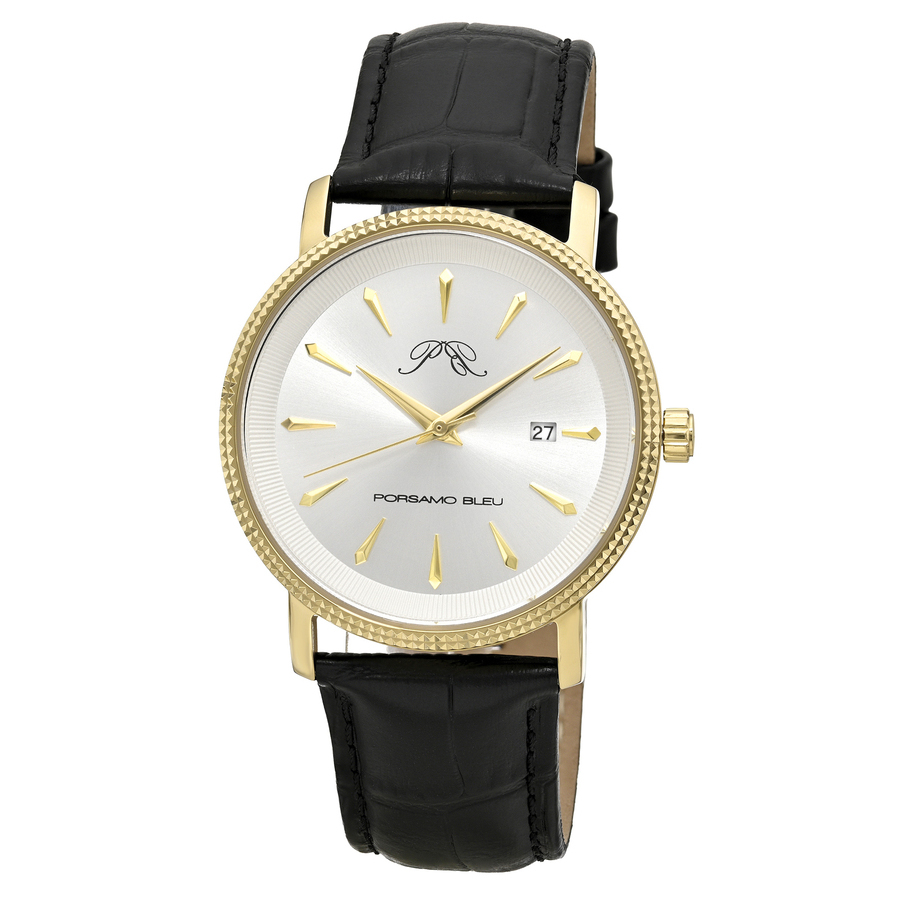 Porsamo Bleu Veritas 2 Quartz Silver Dial Men's Watch 1362DVEL