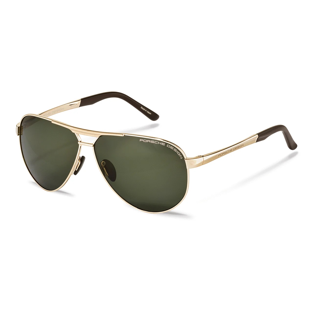 Porsche Design Green Pilot Men's Sunglasses P8649 B 62