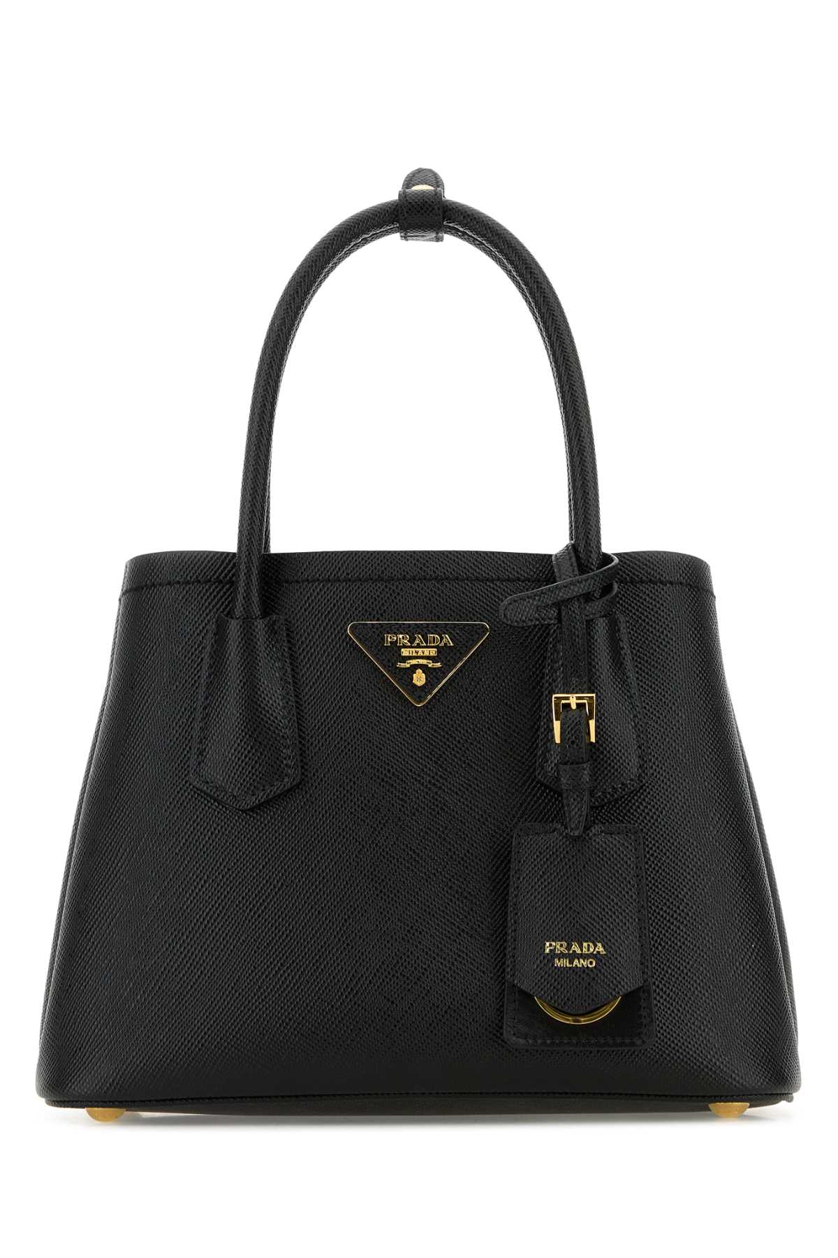 Prada Black Leather Handbag 1BG443VXOG2A4A F0002 8050242548794