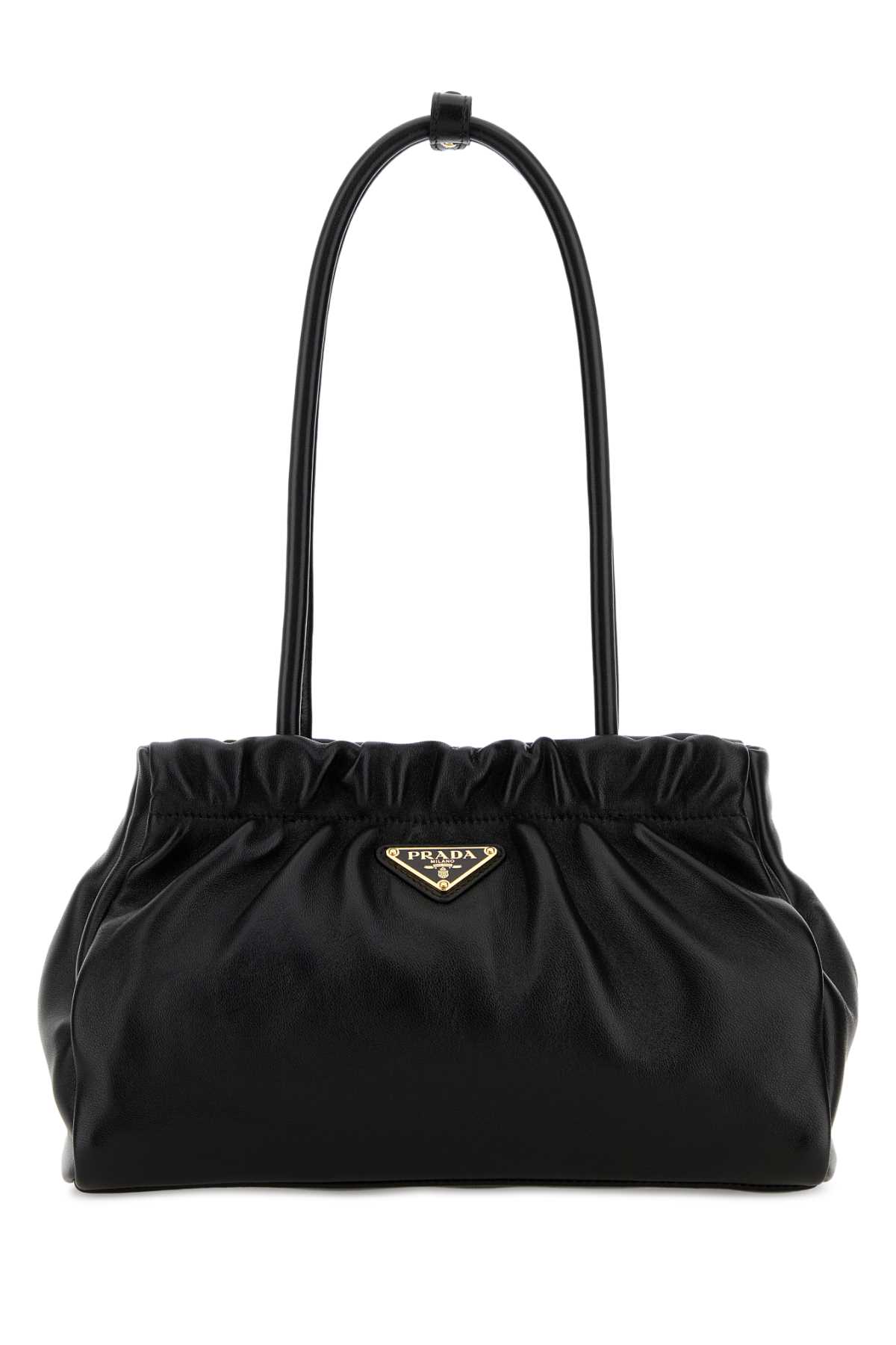 Prada Black Nappa Leather Shoulder Bag 1BA484VMOO2DX8 F0002