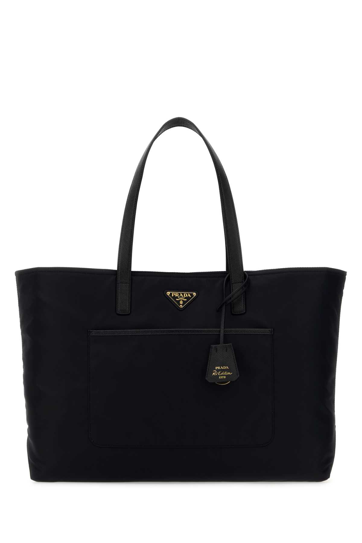 Prada Black Re-Nylon Large Re-Edition 1978 Shopping Bag 1BG527R064
