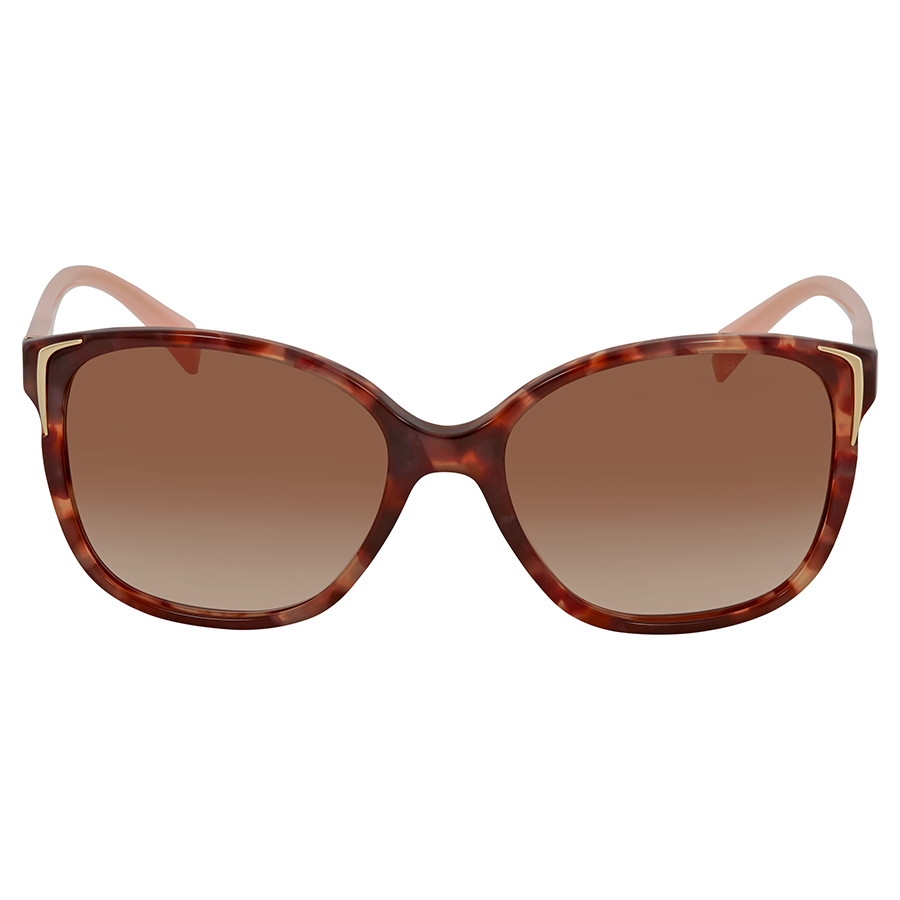 PRADA サングラス PR01OS UE00A6 55 Prada Brown Gradient Cat Eye Ladies Sunglasses PR 01OS UE00A6 55