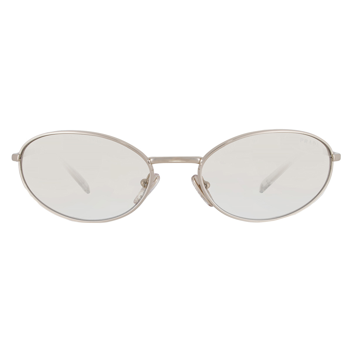 Prada Clear Mirror Gold Gradient Oval Ladies Sunglasses PR A59S