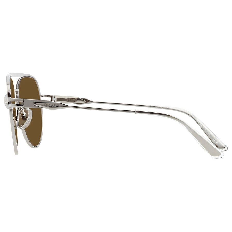 Mua Dark Brown Pilot Men's Sunglasses PR 54ZS 16F01T 57 chính hãng 2023