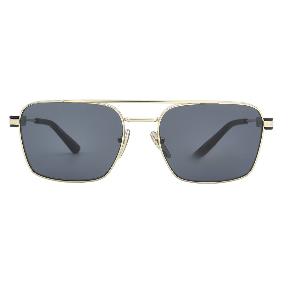 Prada Dark Gray Square Unisex Sunglasses PR 67ZS ZVN09T 56 Prada Dark Gray Square Unisex Sunglasses PR 67ZS ZVN09T 56