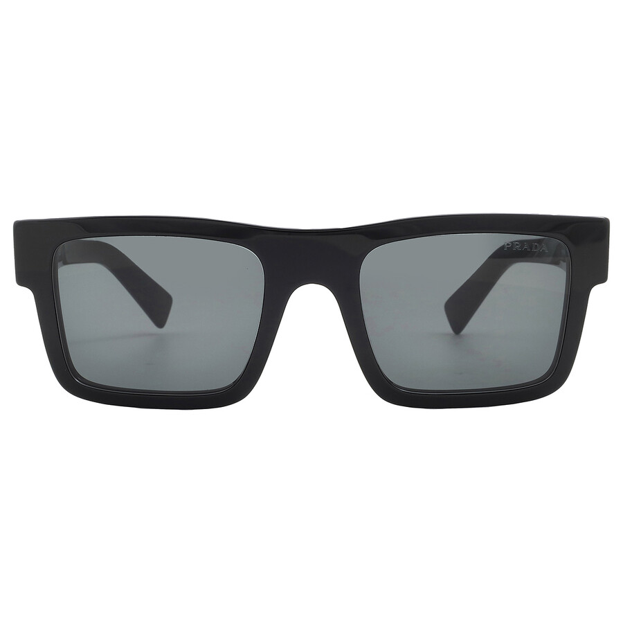 Prada Dark Grey Browline Men's Sunglasses Pr 19ws 1ab5s0 52