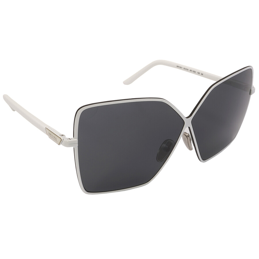 Prada Dark Grey Butterfly Ladies Sunglasses PR 50YS 4615S0 64