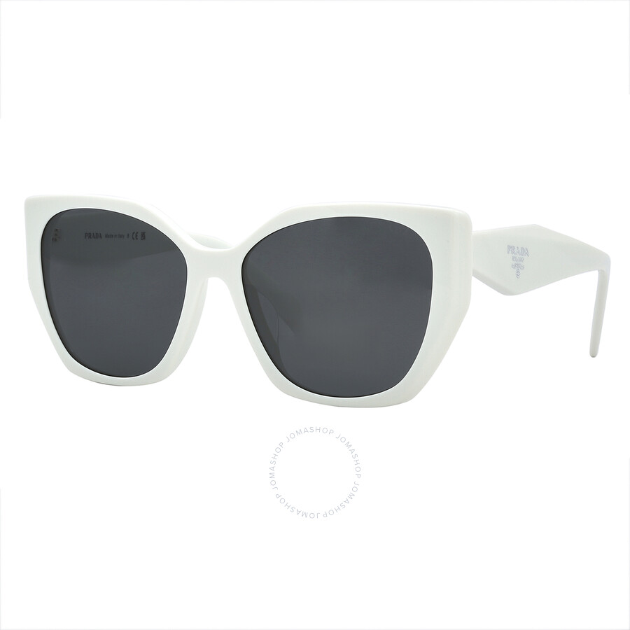 Prada Dark Grey Cat Eye Ladies Sunglasses Pr 19zsf 1425s0 56 In Grey
