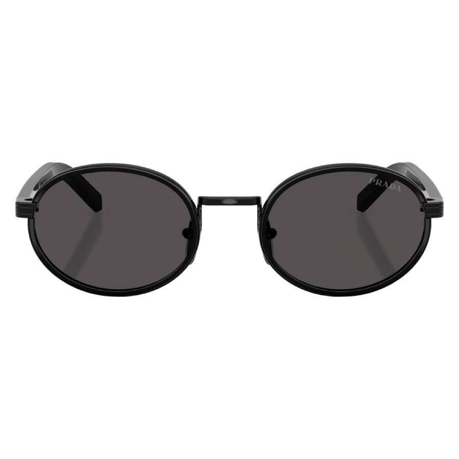 Prada Women Sunglasses Black Grey Oval PRB56S AAV08Z NEW AUTHENTIC Prada PR B56S AAV08Z Sunglasses Women main image 2