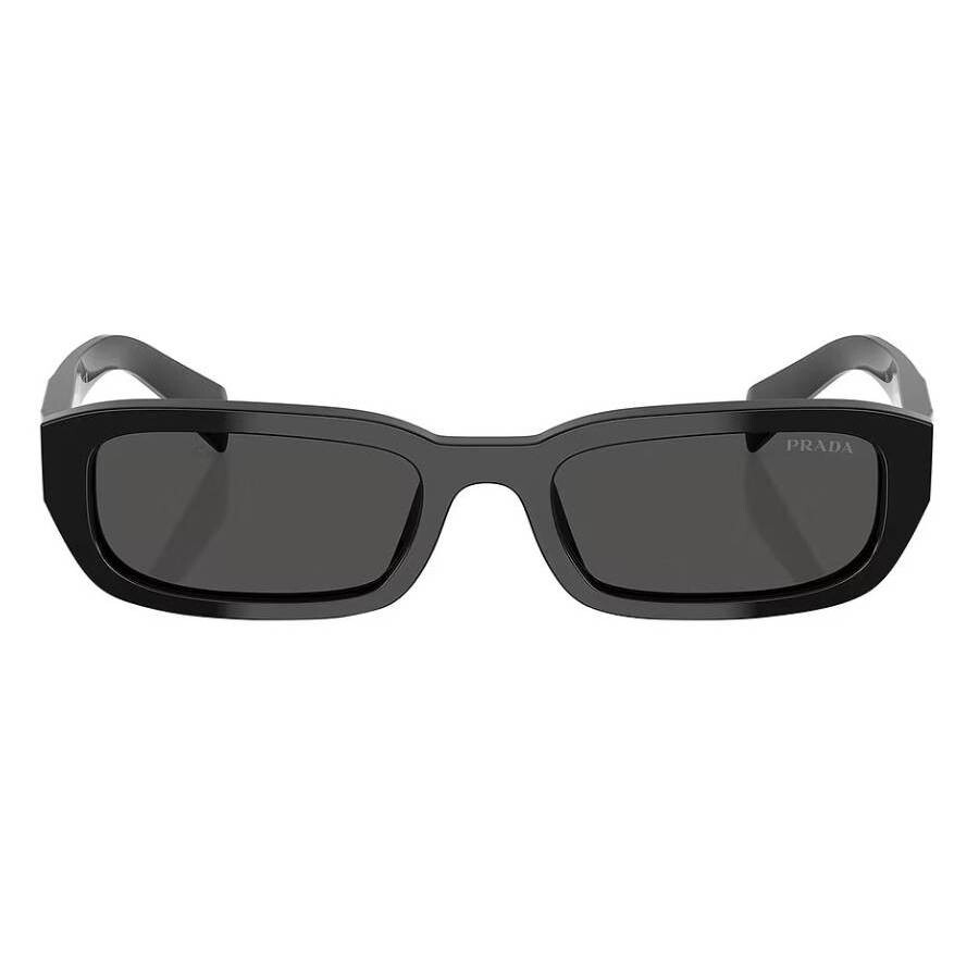 Prada Dark Grey Rectangular Ladies Sunglasses PR B06S 16K08Z