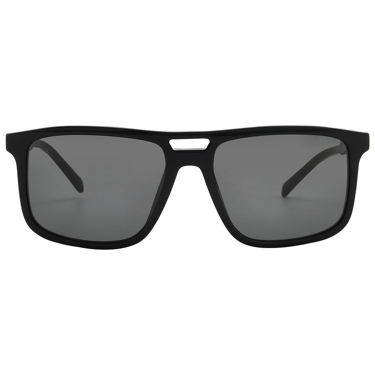 Prada Dark Grey Square Men's Sunglasses PR A22S 16K08Z 58