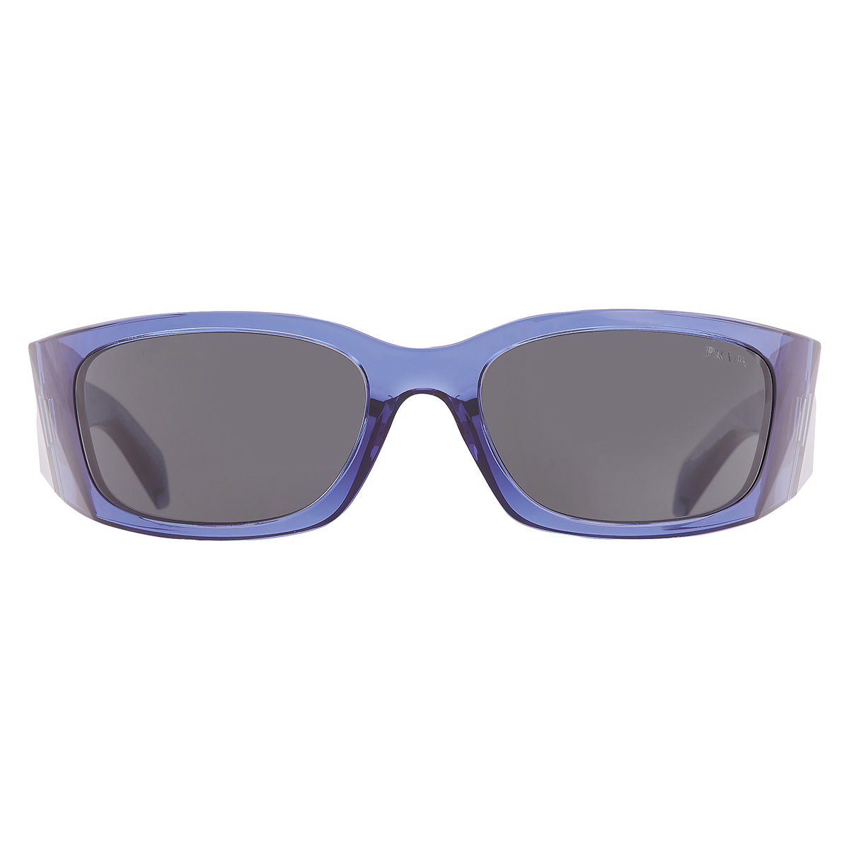 Prada Dark Grey Wrap Men's Sunglasses PR A19S 15R5S0 60