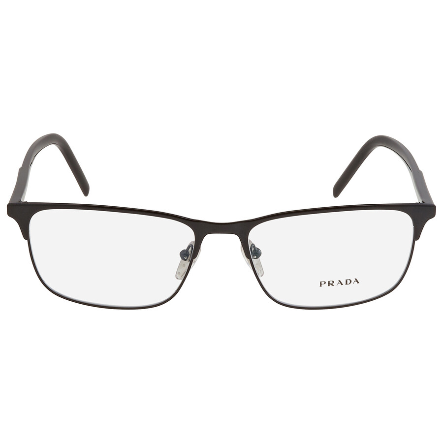 Prada Demo Square Men's Eyeglasses PR 66YV 1AB1O1 57 8056597632348