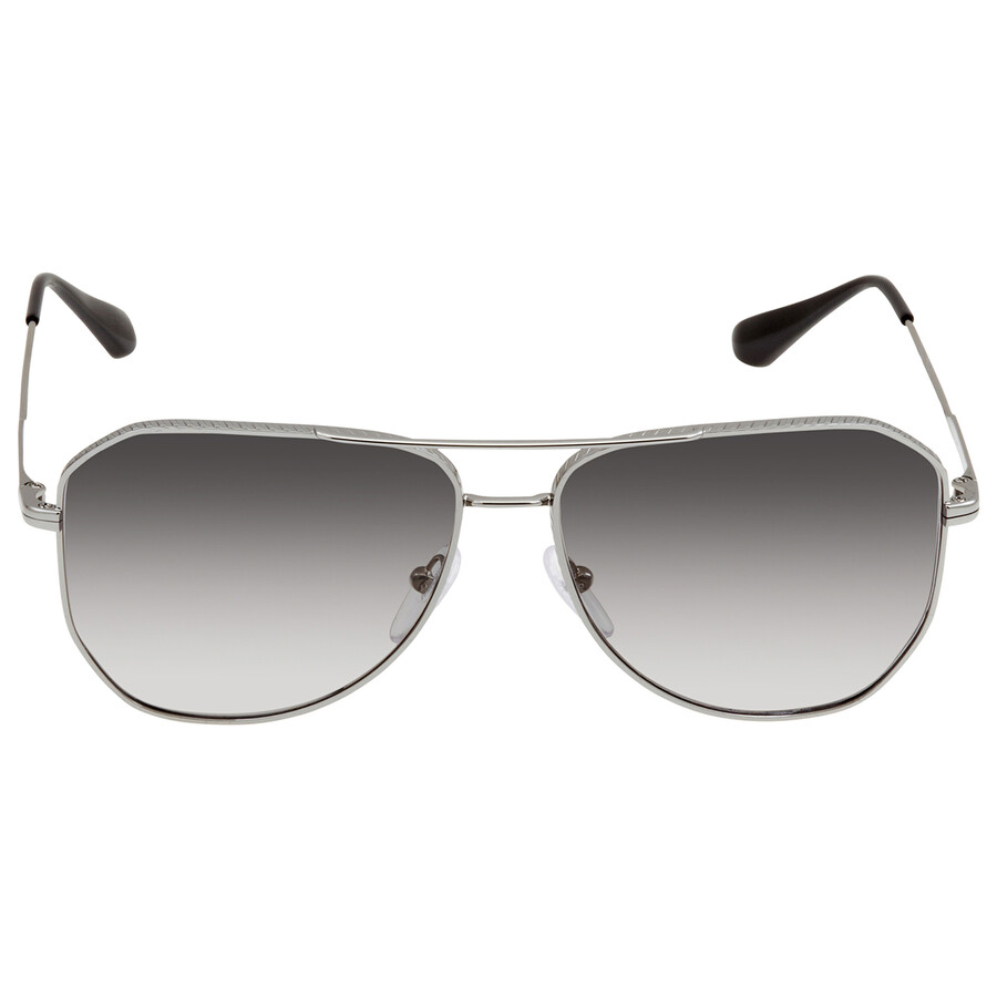 Prada Grey Gradient Pilot Men's Sunglasses PR 63XS 5AV09G 58