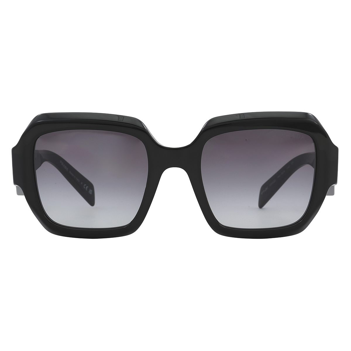 Prada Grey Gradient Square Ladies Sunglasses PR 28ZS 16K90A 53
