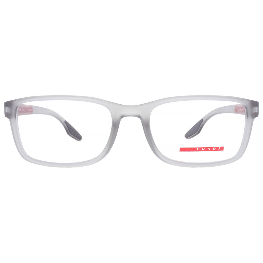 Prada Linea Rossa Demo Rectangular Men's Eyeglasses Ps 09ov 14c1o1 55