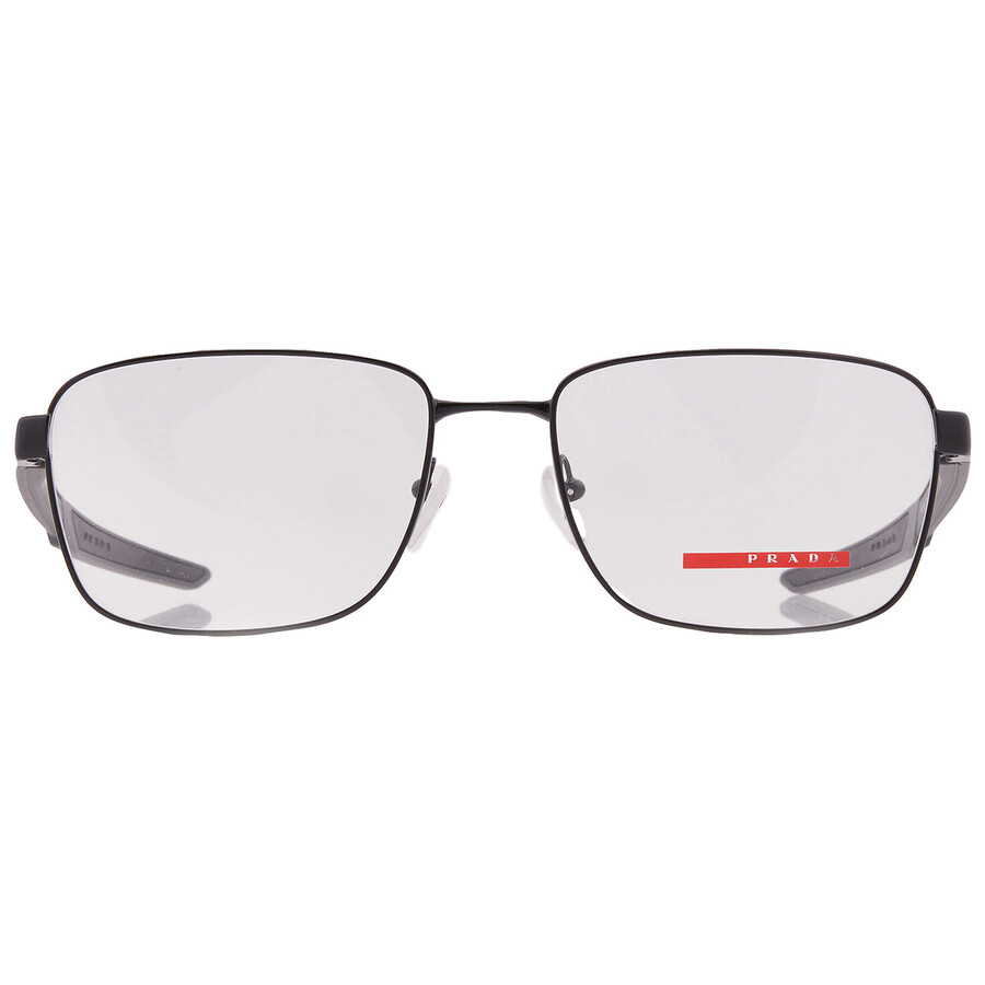 Prada Linea Rossa Demo Rectangular Men's Eyeglasses Ps 54ov 1bo1o1 57