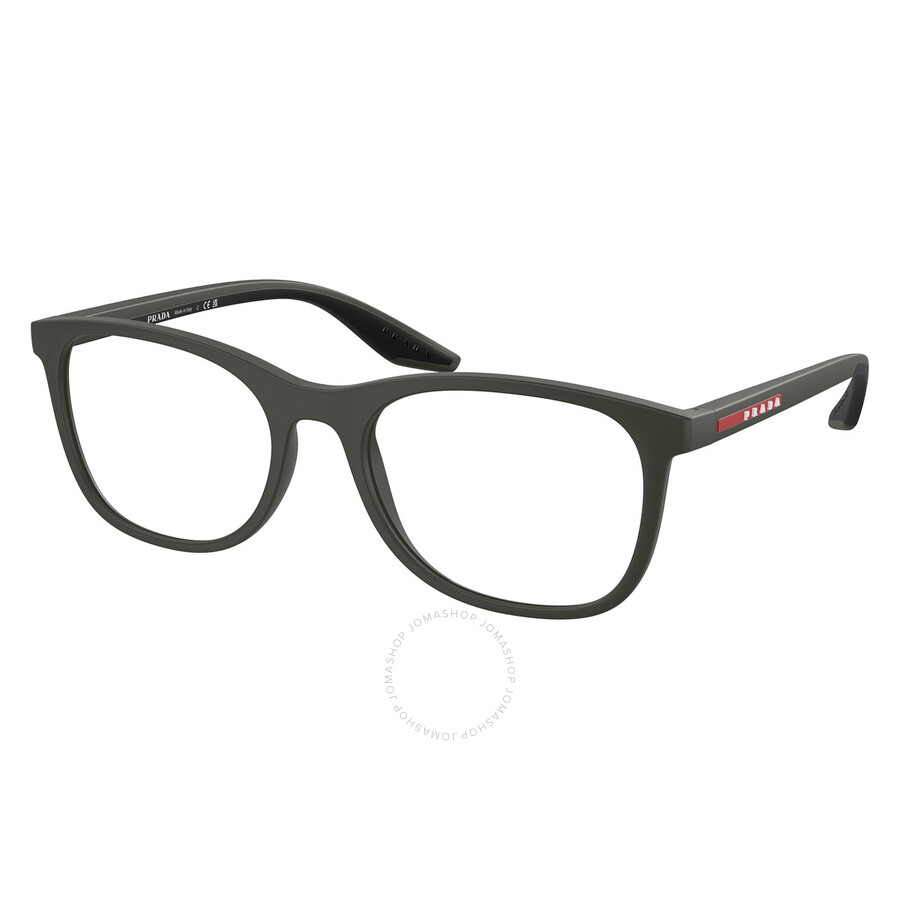 Prada Linea Rossa Demo Square Men's Eyeglasses Ps 05pv 5361o1 53