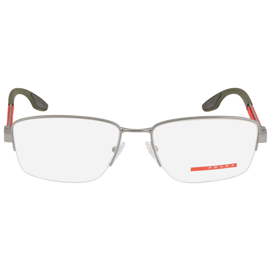 Prada Linea Rossa Demo Square Men's Eyeglasses Ps 51ov 7cq1o1 56