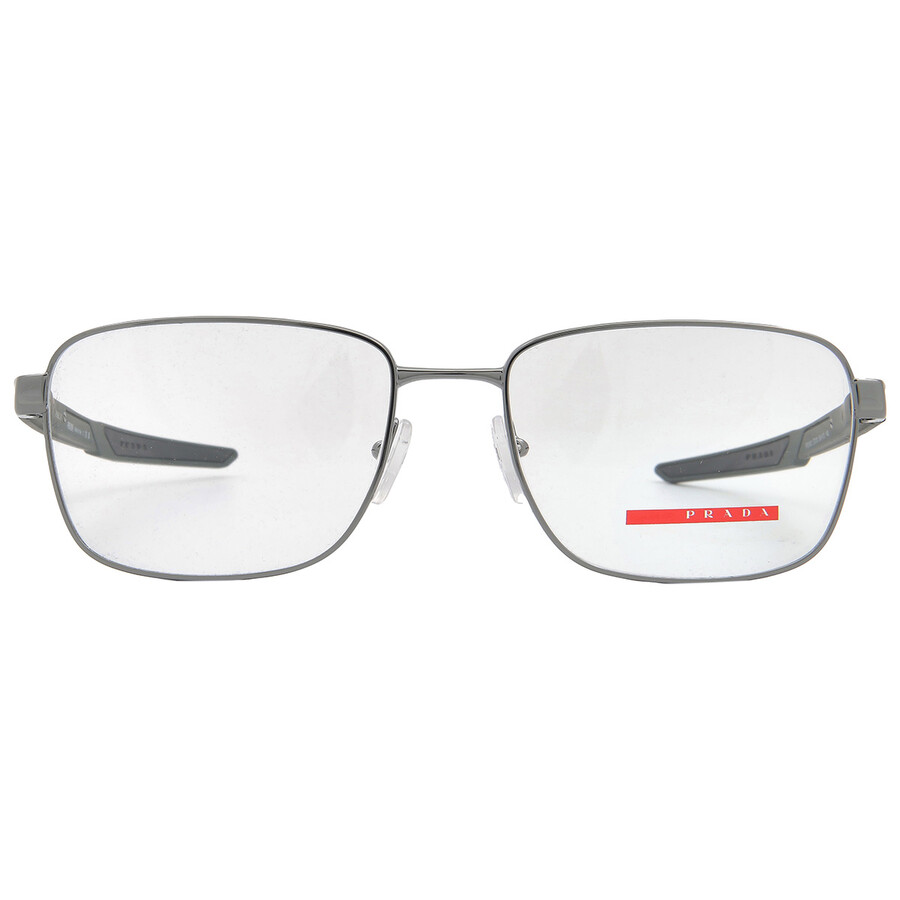 Prada Linea Rossa Demo Square Men's Eyeglasses Ps 54ov 5av1o1 57