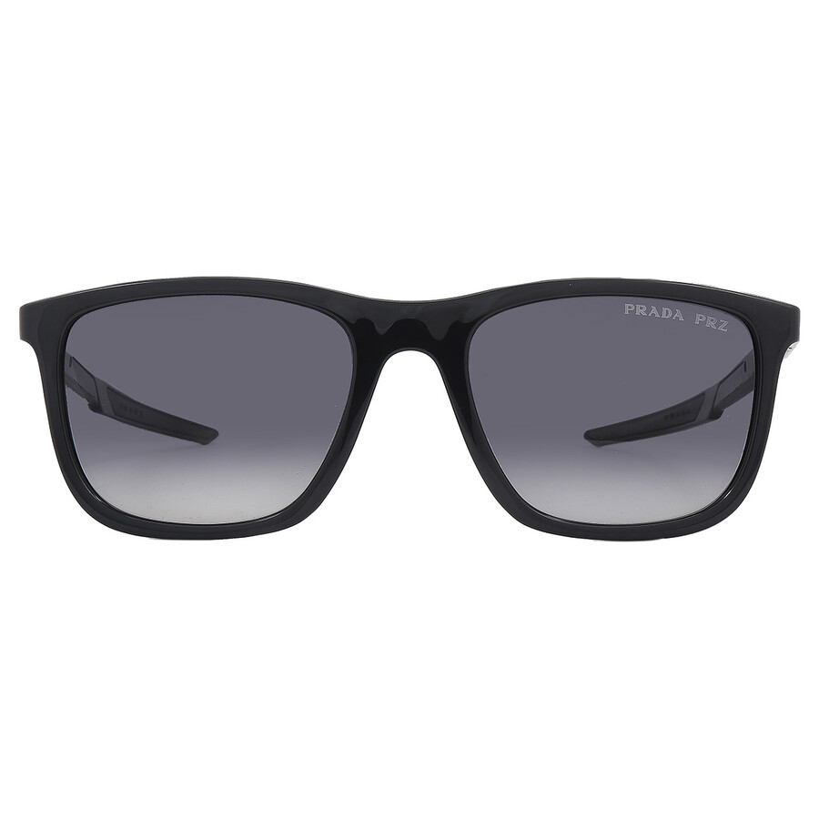◆PRADA◆ SPS10WSF 1AB06G 54 827938543767 Prada Linea Rossa Polarized Grey Gradient Square Men's