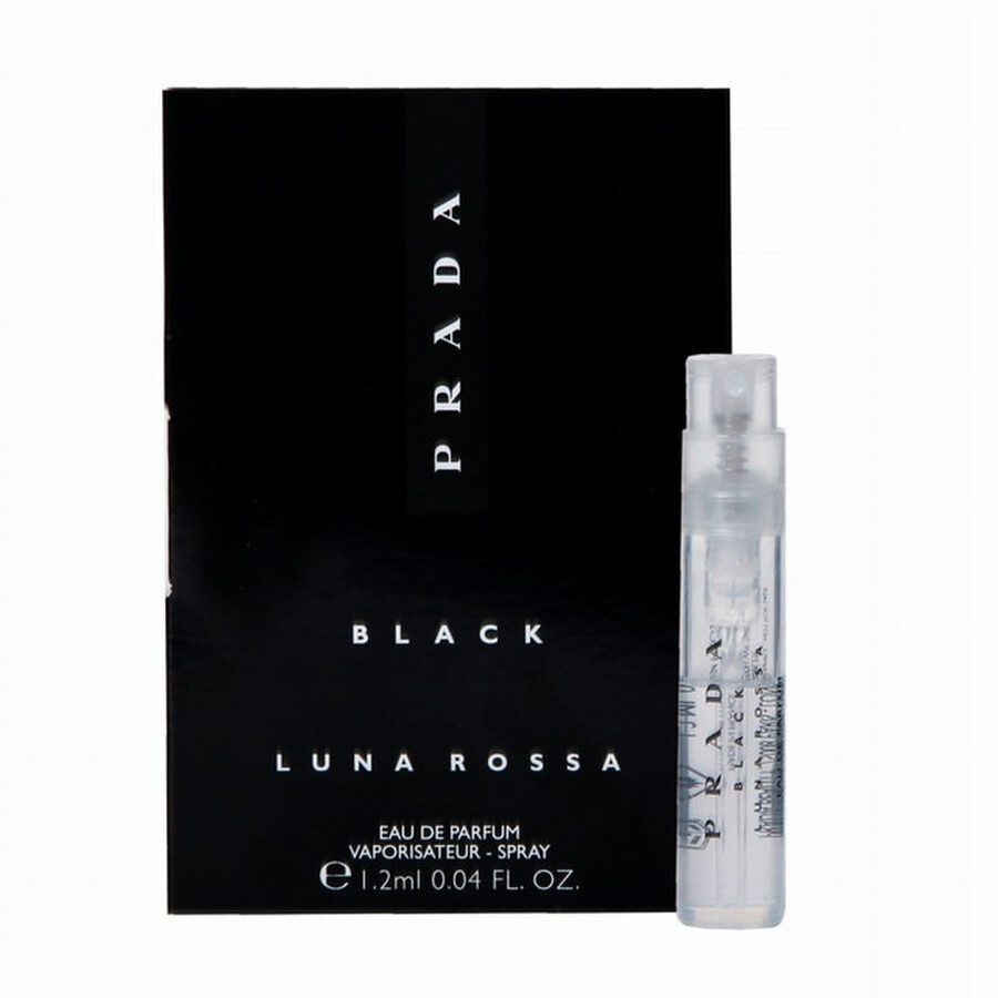 Prada Men's Luna Rossa Black EDP Spray 0.04 oz Fragrances