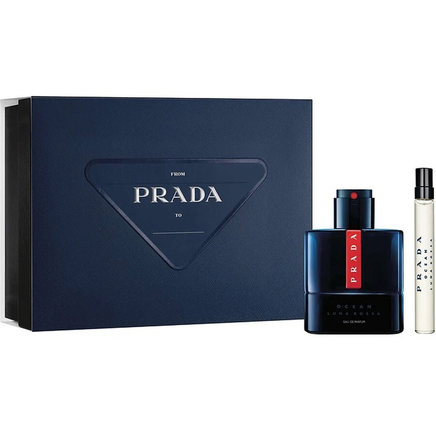 Prada Men's Luna Rossa Ocean Eau De Parfum Gift Set Fragrances 3614274193800