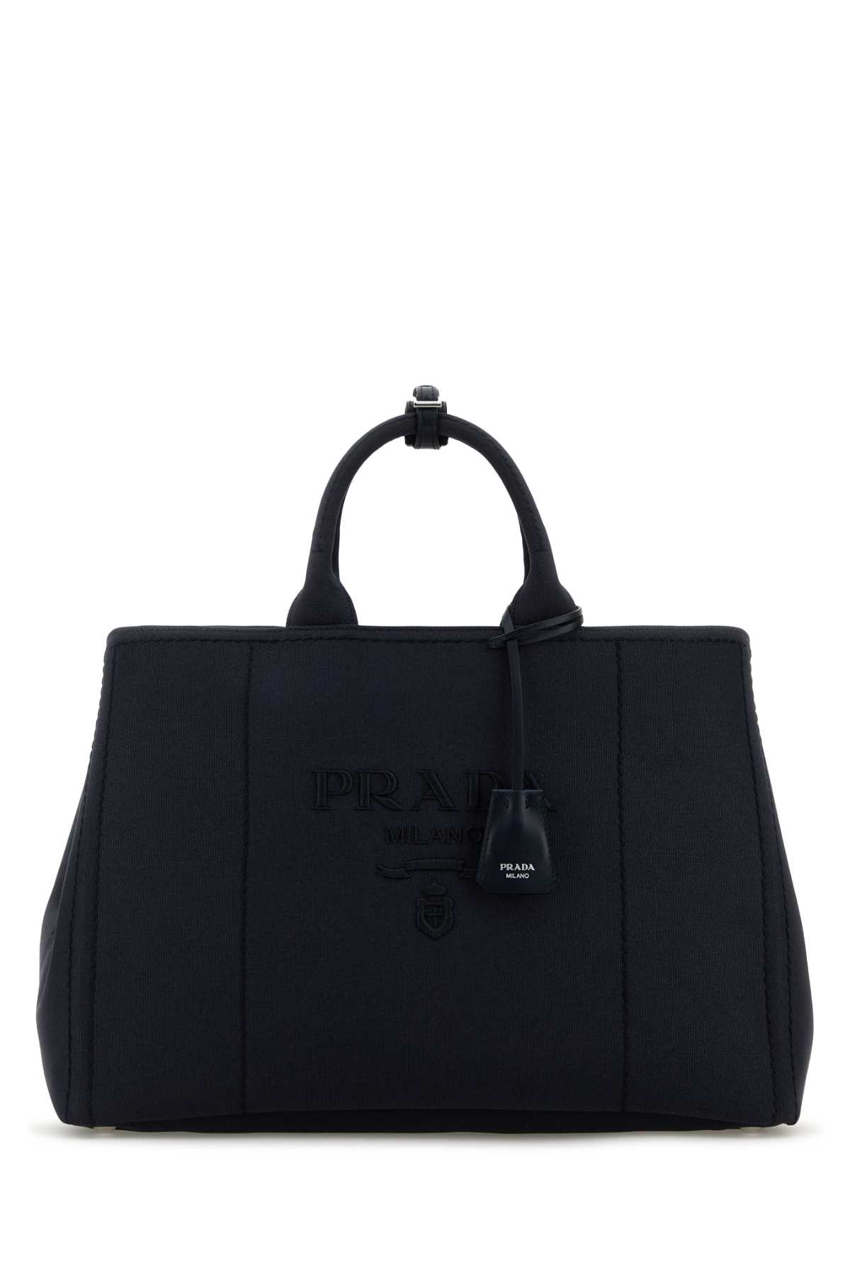 Prada Navy Blue Canvas Shopping Bag 2VG1312CYA F0216 8050245166209